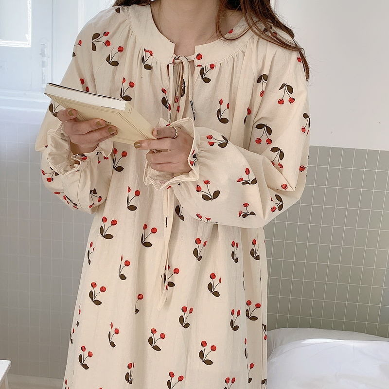 Naiste öösärgid Kevadprindis Õpilased Kawaii Kõik sobivad stiilsed klassikalised kodused magamisriided Levinud kuum müük Ulzzang uusim