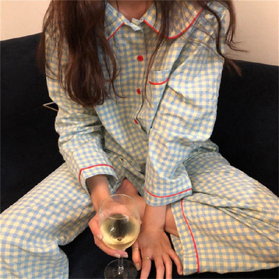 2022. gada jaunā sieviešu pidžama pavasara un rudens kokvilnas jaka ar garām piedurknēm senioru sajūtu var valkāt ārpus dzīvojamās uzvalka komplekta