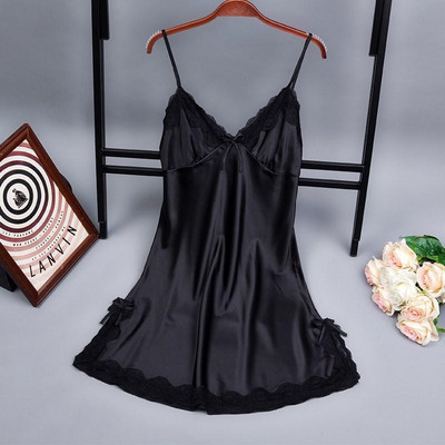 Lady szexi hálóing nyári női fehérnemű köntös fürdőruha Műselyem hálóruha Hálóruha pizsama házi ruha Mellkas hálóruha