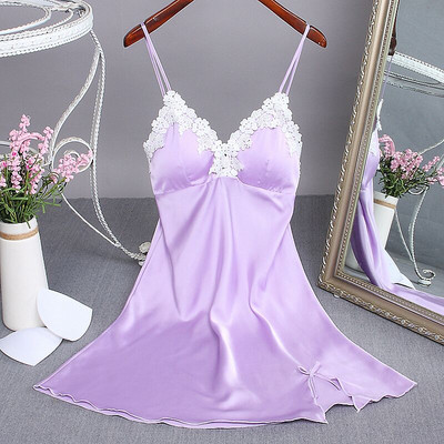 Lady szexi hálóing nyári női fehérnemű köntös fürdőruha Műselyem hálóruha Hálóruha pizsama házi ruha Mellkas hálóruha