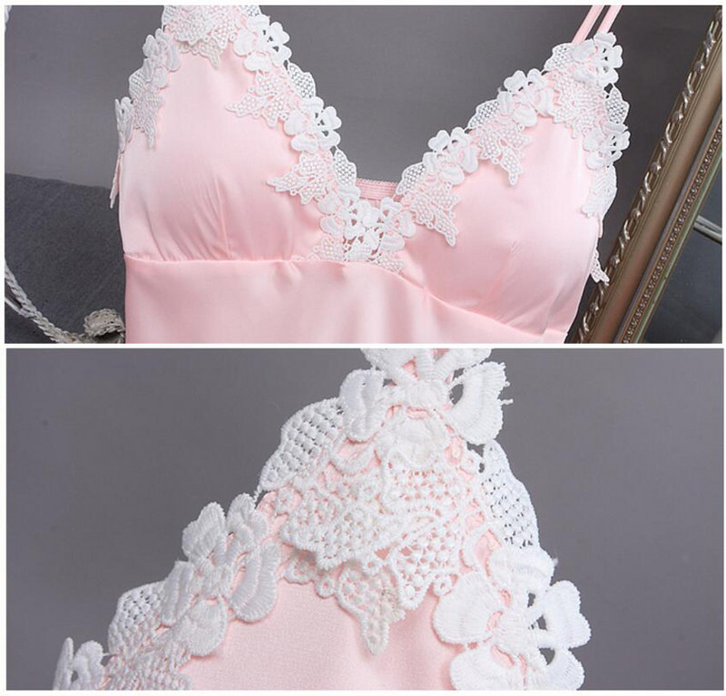 Lady szexi hálóing nyári női fehérnemű köntös fürdőruha Műselyem hálóruha Hálóruha pizsama házi ruha Mellkas hálóruha