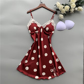 Halter Strap Νυχτικό Γυναικείο λεπτό στιλ Ice Silk Καλοκαιρινό σέξι νυχτικό Pure Silk Γυναικείο μεταξωτό σπίτι φόρεμα σπιτιού