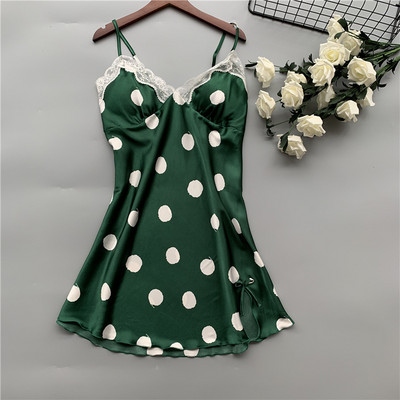 Halter Strap Νυχτικό Γυναικείο λεπτό στιλ Ice Silk Καλοκαιρινό σέξι νυχτικό Pure Silk Γυναικείο μεταξωτό σπίτι φόρεμα σπιτιού