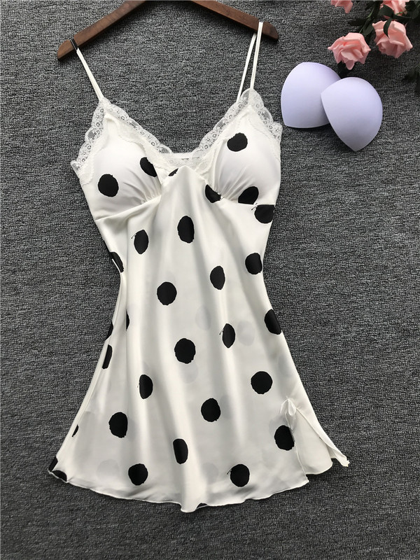 Halter Strap Νυχτικό Γυναικείο λεπτό στιλ Ice Silk Καλοκαιρινό σέξι νυχτικό Pure Silk Γυναικείο μεταξωτό σπίτι φόρεμα σπιτιού