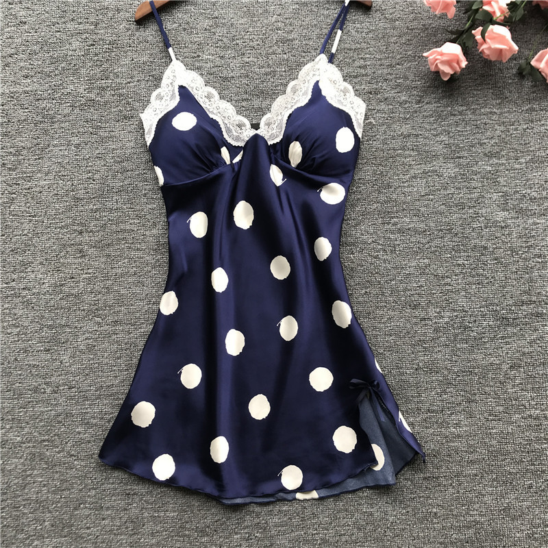 Halter Strap Νυχτικό Γυναικείο λεπτό στιλ Ice Silk Καλοκαιρινό σέξι νυχτικό Pure Silk Γυναικείο μεταξωτό σπίτι φόρεμα σπιτιού