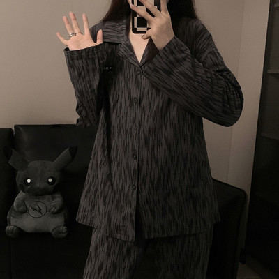 Naiste pidžaamakomplektid lillelised üliõpilasdisainer Kawaii elegantne igapäevane mugav kevadine retro Korea stiilis vabaaja pahkluuni ulatuv tütarlaps