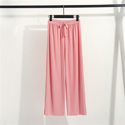 Sieviešu guļamveļas, taisnas bikses, elpojošas vasaras guļamveļas Mīkstas impērijas pidžamas bikses Sieviešu atpūtas apģērbs