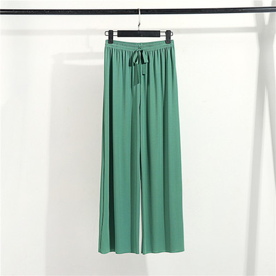 Sieviešu guļamveļas, taisnas bikses, elpojošas vasaras guļamveļas Mīkstas impērijas pidžamas bikses Sieviešu atpūtas apģērbs