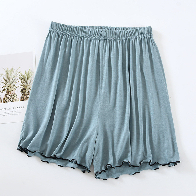 Ženske pidžama hlače Modalne kratke hlače Ljetne tanke kućne hlače Sweet Lotus Leaf Rastezljive kratke hlače Hlače za plažu na otvorenom