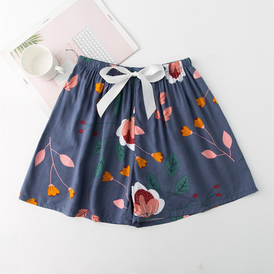 2023 nyári női rövidnadrág pizsama nagy méretű bő, virágmintás hálóruha lányoknak otthoni nadrágok alsónadrágok aranyos alvóruhák