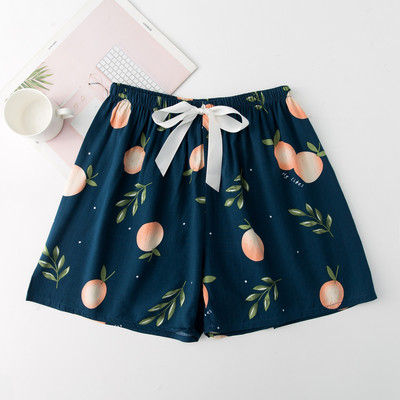 2023 nyári női rövidnadrág pizsama nagy méretű bő, virágmintás hálóruha lányoknak otthoni nadrágok alsónadrágok aranyos alvóruhák