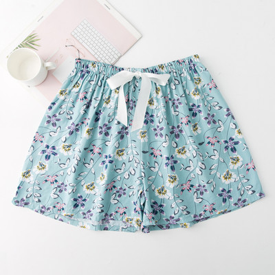 2023 nyári női rövidnadrág pizsama nagy méretű bő, virágmintás hálóruha lányoknak otthoni nadrágok alsónadrágok aranyos alvóruhák