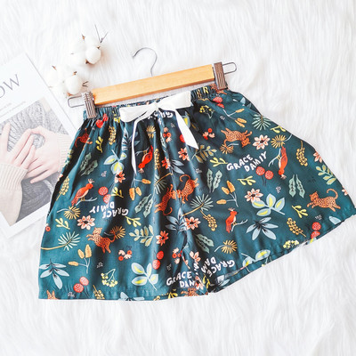 2023 nyári női rövidnadrág pizsama nagy méretű bő, virágmintás hálóruha lányoknak otthoni nadrágok alsónadrágok aranyos alvóruhák