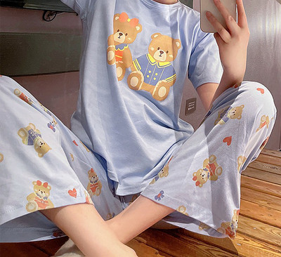 Karikatūra Druka Pidžamas Bikses Ikdienišķas Mājas Apģērbs Sievietēm Meitenes Jauki Atpūtas Apakšpuses Bikses Brīvas Guļambikses Lielizmēra Pjs