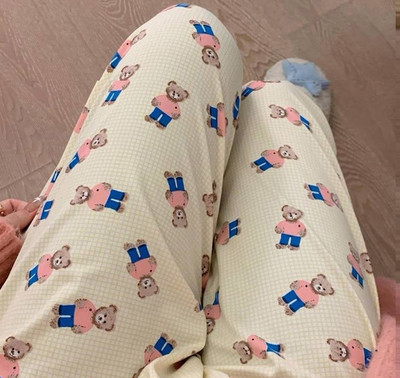 Karikatūra Druka Pidžamas Bikses Ikdienišķas Mājas Apģērbs Sievietēm Meitenes Jauki Atpūtas Apakšpuses Bikses Brīvas Guļambikses Lielizmēra Pjs