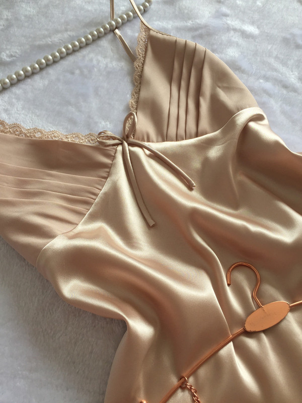 Suvine uus spagetirihm Seksikas naiste pidžaama naiste mustadeta Deep V pidžaamakomplekt