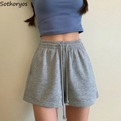 Női masszív alvó alsó Alkalmi rövidnadrág Nyári Minőségi Puha Hálóruha Elasztikus derékú melegítőnadrág Mindenre illő Egyszerű elegáns koreai