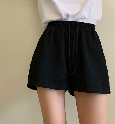 Női masszív alvó alsó Alkalmi rövidnadrág Nyári Minőségi Puha Hálóruha Elasztikus derékú melegítőnadrág Mindenre illő Egyszerű elegáns koreai