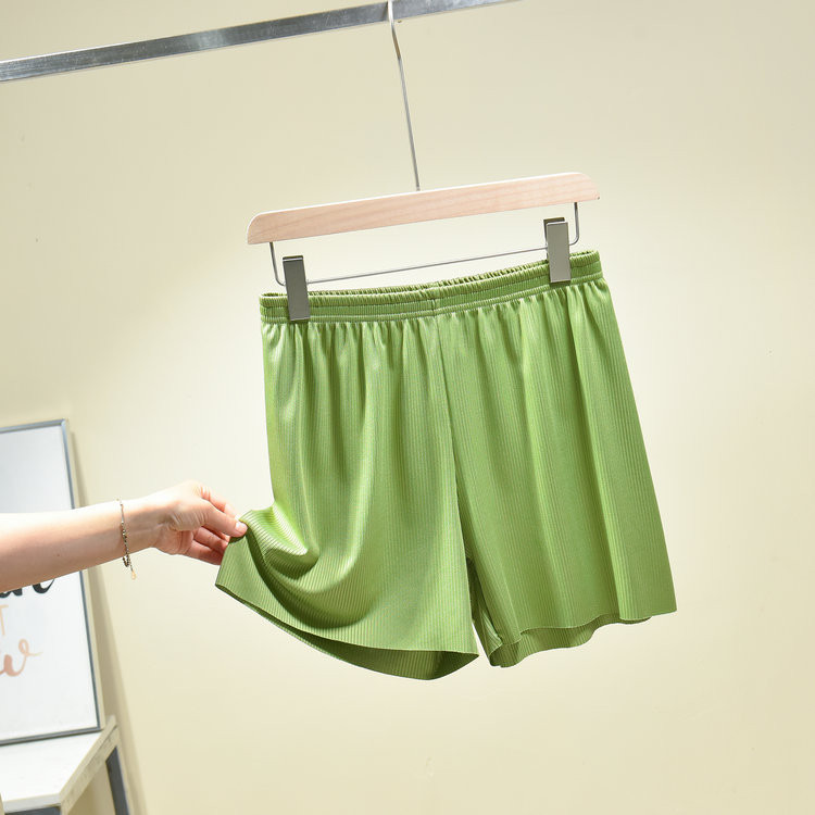 Suvised lühikesed püksid Naiste vabaaja jääkangas õhuke aluspesu püksid koduriided rannajooga pidžaamapüksid naiste riided