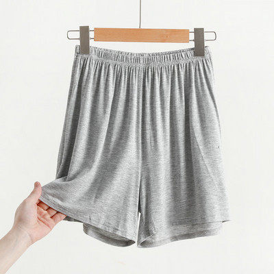 Modālie šorti sievietēm vasarā ar augstu vidukli ar platām kājām bikses brīvas pidžamas ar plānu apakšu drošības karstas bikses sieviešu mājas apģērbi