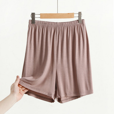 Modālie šorti sievietēm vasarā ar augstu vidukli ar platām kājām bikses brīvas pidžamas ar plānu apakšu drošības karstas bikses sieviešu mājas apģērbi