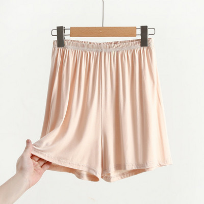 Modālie šorti sievietēm vasarā ar augstu vidukli ar platām kājām bikses brīvas pidžamas ar plānu apakšu drošības karstas bikses sieviešu mājas apģērbi