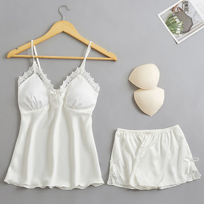 Jauns zīda pidžamas komplekts Sieviešu naktsveļa Vasaras pidžamas Sieviešu seksīga apakšveļa Mājas apģērbs Ziedu pidžamas Sieviešu komplekts Seksīgs naktsveļa