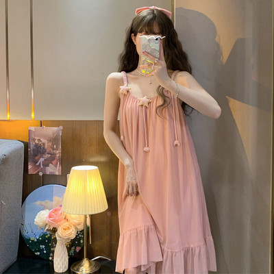 Γυναικεία σετ πιτζάμες Casual Υπέροχα αμάνικα απλά ενδύματα σαλονιού Καλοκαιρινή Ulzzang Γυναικεία Ενδύματα σπιτιού Κομψά Κλασικό Σχέδιο Χαλαρά Ρετρό