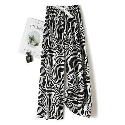 Női Alkalmi nadrág Nyári Strand divat Nyomtatás Széles szárú nadrág Pamut Puha, bő hálónadrág Pizsama nadrág ouc1023