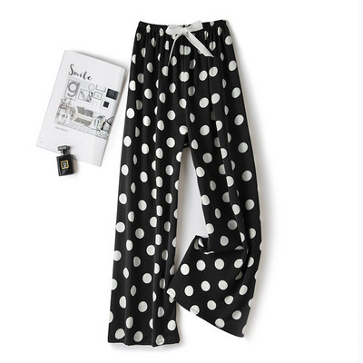 Női Alkalmi nadrág Nyári Strand divat Nyomtatás Széles szárú nadrág Pamut Puha, bő hálónadrág Pizsama nadrág ouc1023