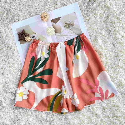 Sieviešu miegs Īsas Bikses Pidžamas Vasara Jauna Apdruka