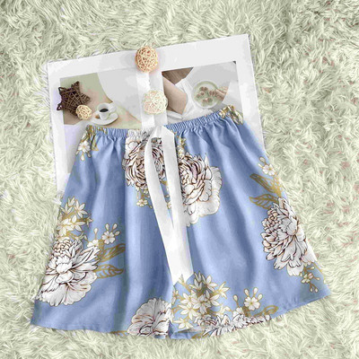 Sieviešu miegs Īsas Bikses Pidžamas Vasara Jauna Apdruka