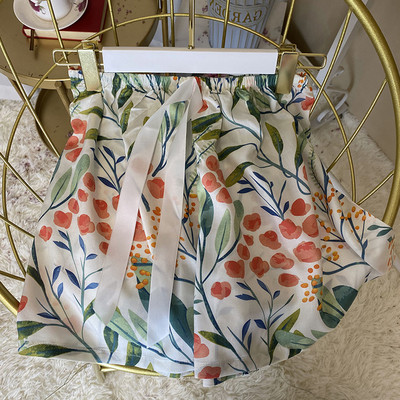 Sieviešu miegs Īsas Bikses Pidžamas Vasara Jauna Apdruka