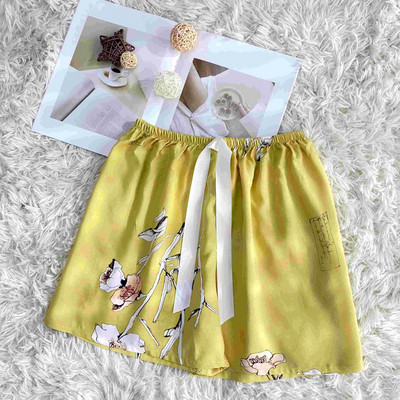 Sieviešu miegs Īsas Bikses Pidžamas Vasara Jauna Apdruka