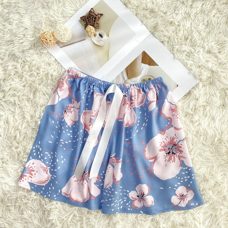 Sieviešu miegs Īsas Bikses Pidžamas Vasara Jauna Apdruka