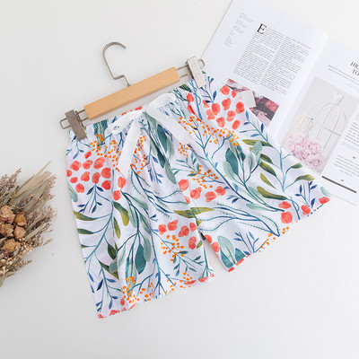 Velike ženske pidžame za spavanje, kratke hlače, ljetne kućne donji dijelovi za plažu, široka spavaća odjeća s printom