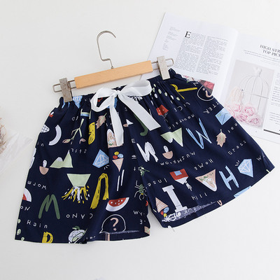 Velike ženske pidžame za spavanje, kratke hlače, ljetne kućne donji dijelovi za plažu, široka spavaća odjeća s printom