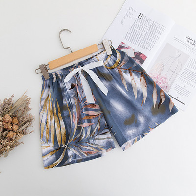 Velike ženske pidžame za spavanje, kratke hlače, ljetne kućne donji dijelovi za plažu, široka spavaća odjeća s printom