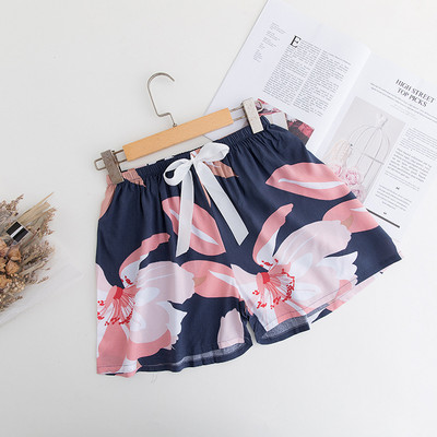 Velike ženske pidžame za spavanje, kratke hlače, ljetne kućne donji dijelovi za plažu, široka spavaća odjeća s printom