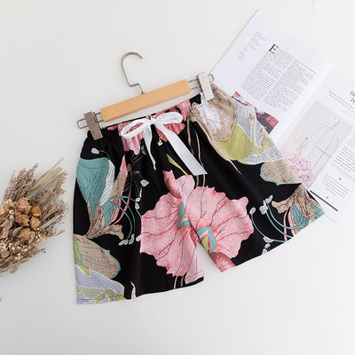 Velike ženske pidžame za spavanje, kratke hlače, ljetne kućne donji dijelovi za plažu, široka spavaća odjeća s printom