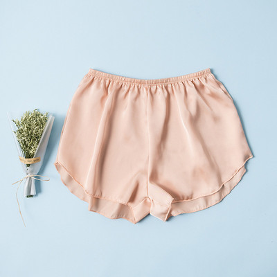 Női egyszínű pizsama nadrág Divat jégselyem biztonsági rövidnadrág Nyári szexi menő kényelmes hálónadrág Egyszerű otthoni nadrág