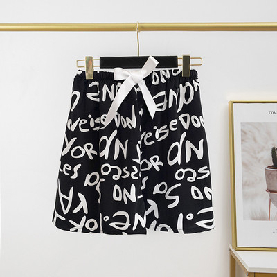 Γυναικεία καλοκαιρινά παντελόνια Καρδιά στάμπα Πυζά Γυναικεία σορτς Ρούχα για το σπίτι Femme Plus Size Outfits παραλίας κάτω Σορτς κορεατικού στυλ