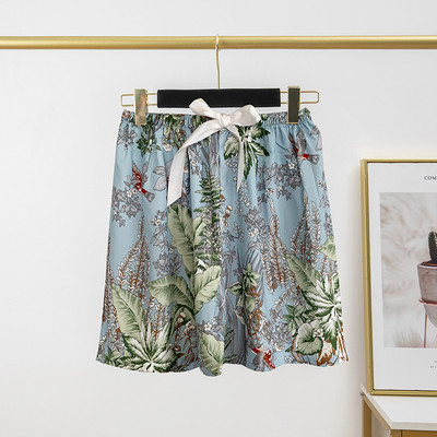 Γυναικεία καλοκαιρινά παντελόνια Καρδιά στάμπα Πυζά Γυναικεία σορτς Ρούχα για το σπίτι Femme Plus Size Outfits παραλίας κάτω Σορτς κορεατικού στυλ