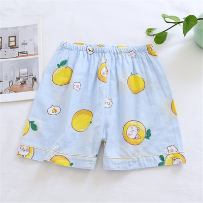 Ljetne ženske kratke hlače za spavanje Pidžame od pamučne gaze Hlače s printom Donji dio za kućnu plažu Ženske tanke široke ležerne dnevne odjeće Odjeća za spavanje