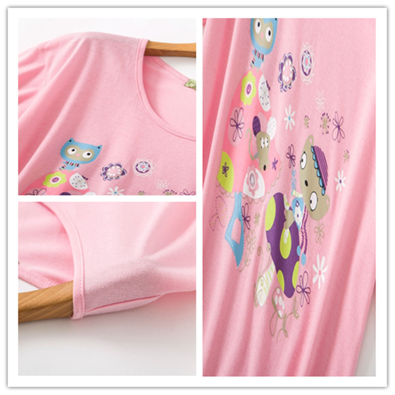 Sieviešu pidžamas bikses ar īsām piedurknēm T-krekls, 2 dab./komplekts, seksīgi, lieli, liela izmēra mamma Sākums Top Sieviešu kokvilnas guļamveļa 2020. gada jauns apģērbs