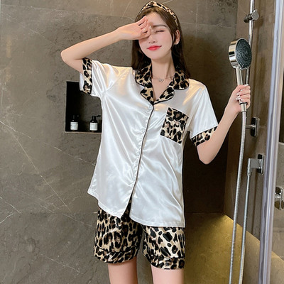 Nove ljetne kratke hlače s kratkim rukavima s printom, salonke, dizajnerske pidžame, svilene pidžame, komplet pidžama od satena, noćne haljine vrhunske kvalitete