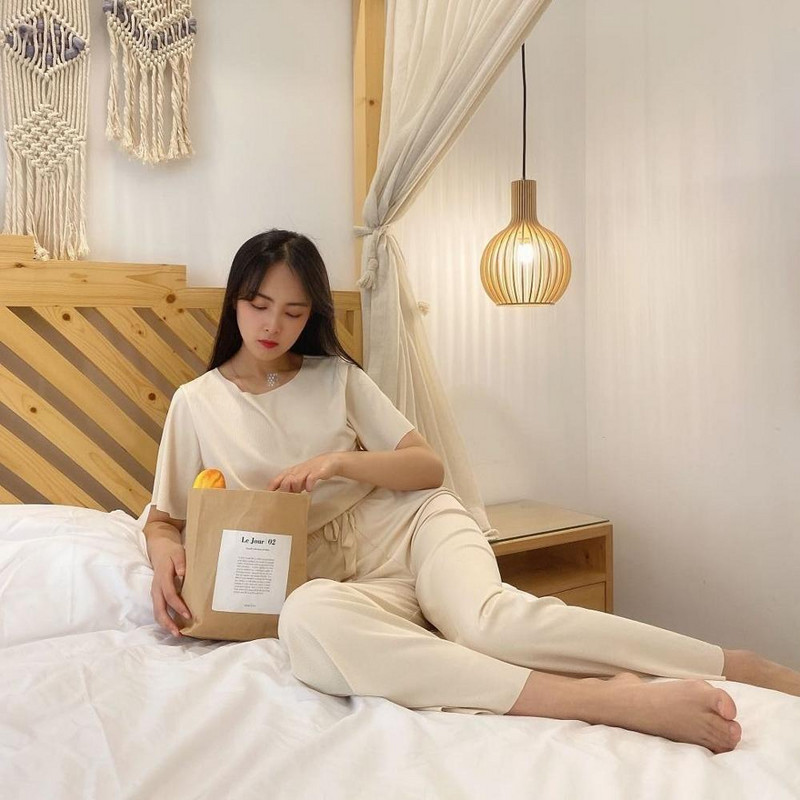 Lazy Suit nyári vékony viszkózszálas laza széles szárú nadrág 2 db szabadidős divat pizsama szett kényelmes otthoni viselet öltönyök nagy méretű