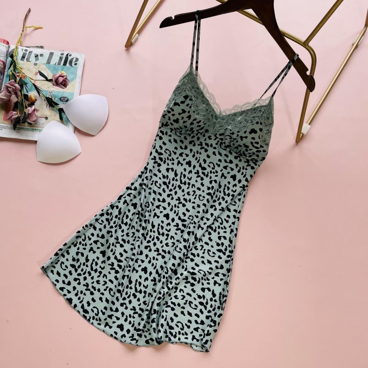 Ljetni ogrtač spavaćica spavaćica Seksi ženska spavaćica od 2 komada Kompleti spavaćica od satenske čipke Kućna kimono spavaćica