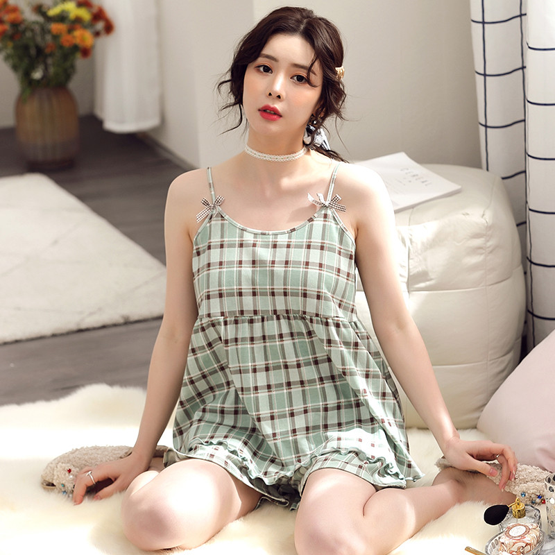 Ljetne slatke ženske pidžame s printom crvenih srca, udobne, seksi kratke hlače bez rukava, kompleti pidžama, ženska odjeća za spavanje Korejske sling kratke hlače za spavanje