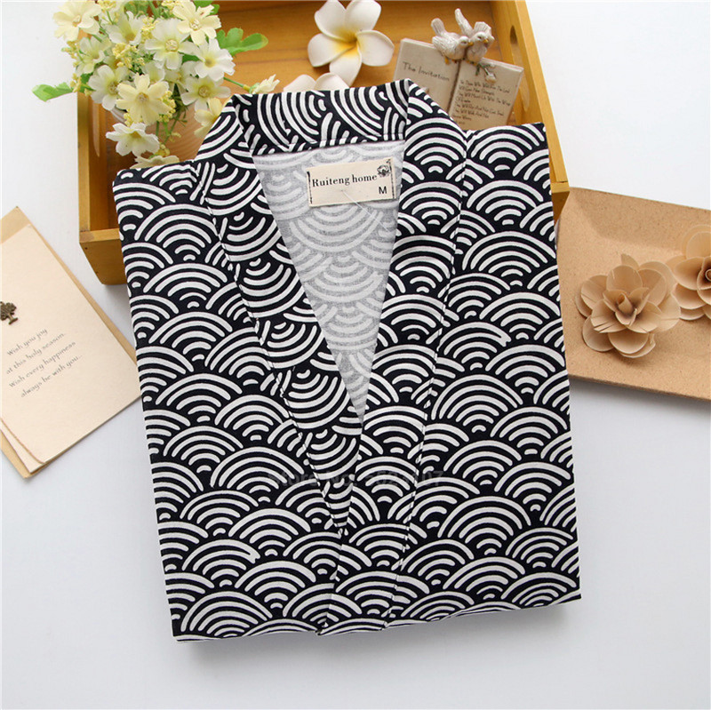 Hagyományos japán kimonó Yukata felső rövidnadrág ruha öltöny nyári rövid nadrág pizsama szett férfiaknak szamuráj férfi hálóruha fürdő